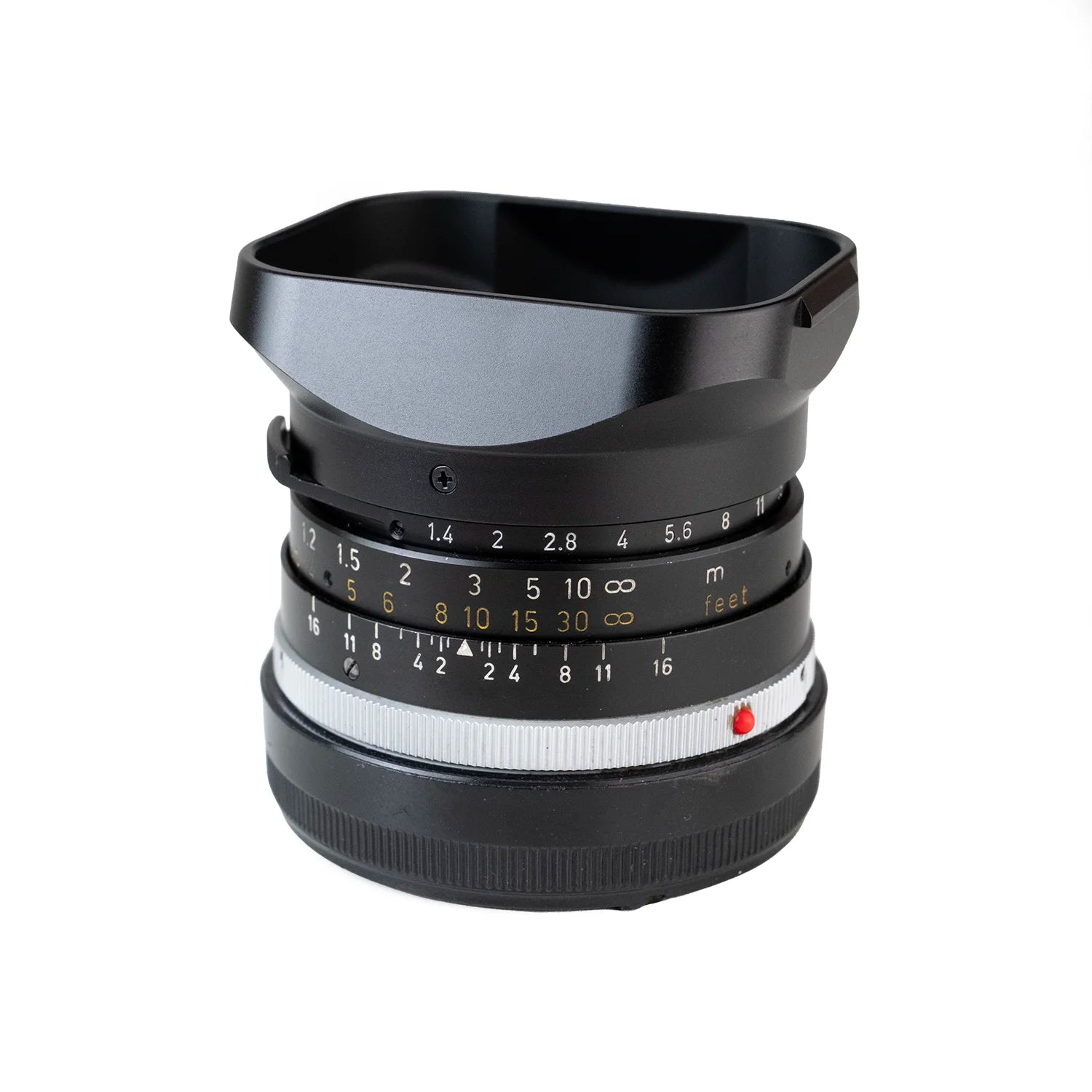 Square Lens Hood for Leica Summilux / Summicron 35mm (Black)
