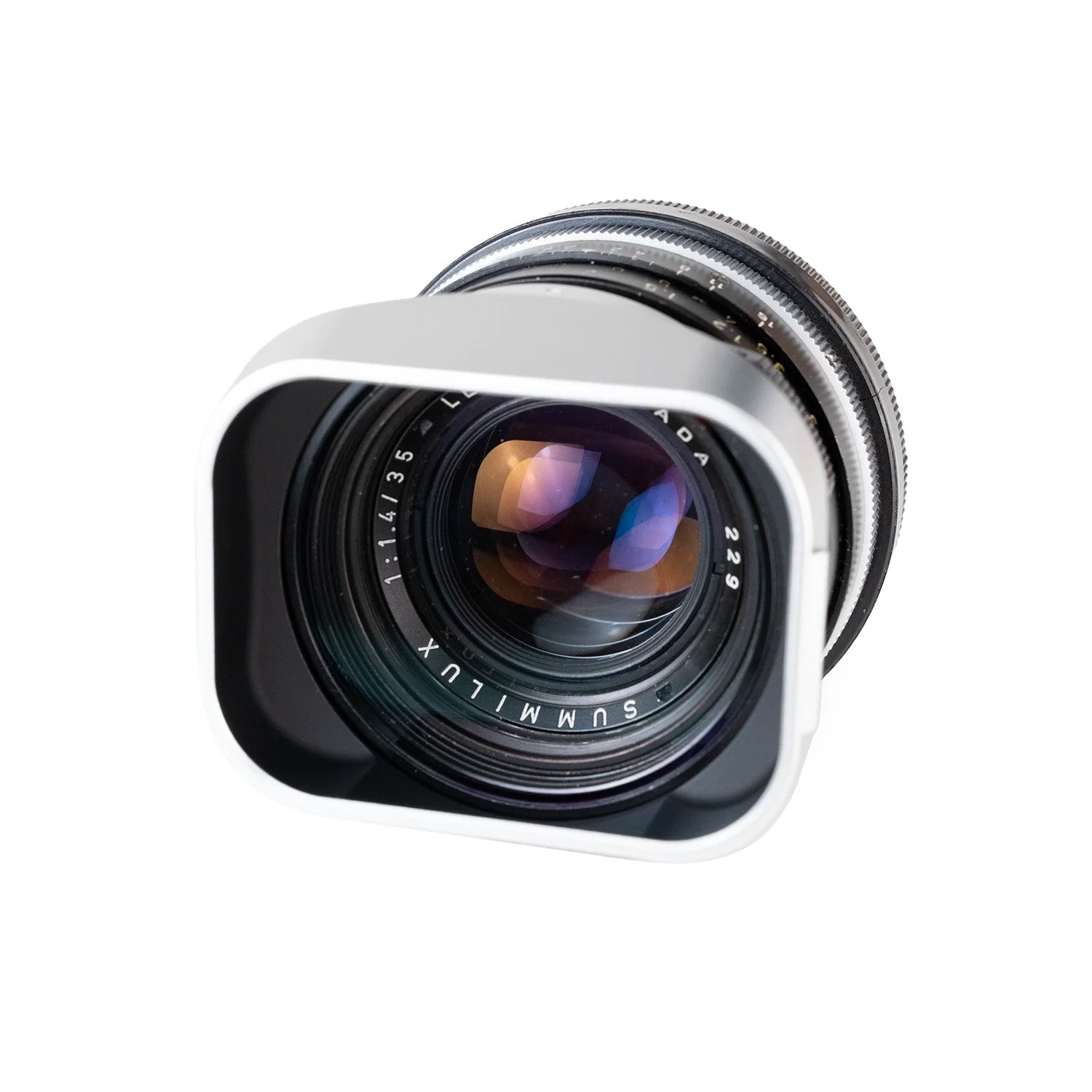 Square Lens Hood for Leica Summilux / Summicron 35mm (Silver)