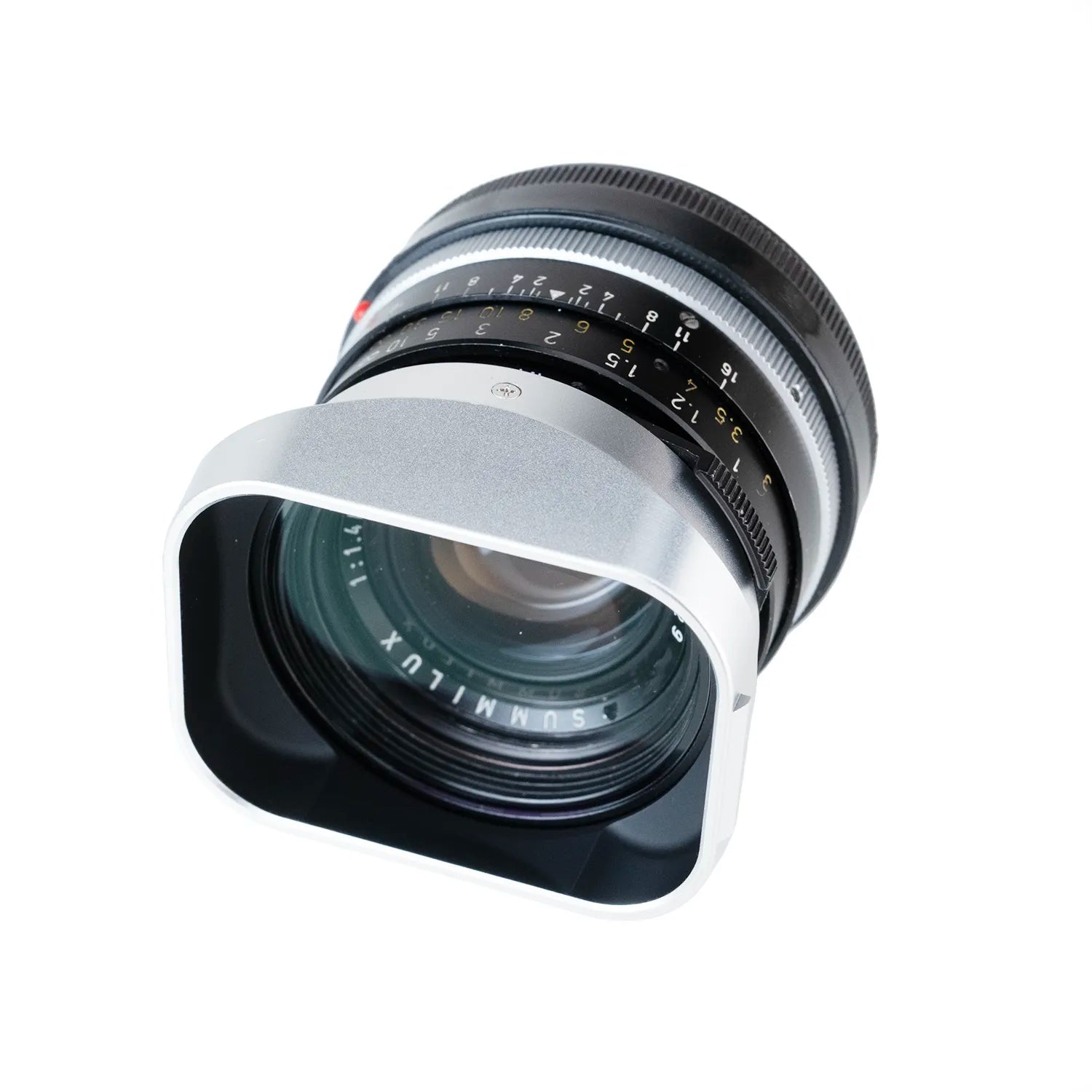 Square Lens Hood for Leica Summilux / Summicron 35mm (Silver)