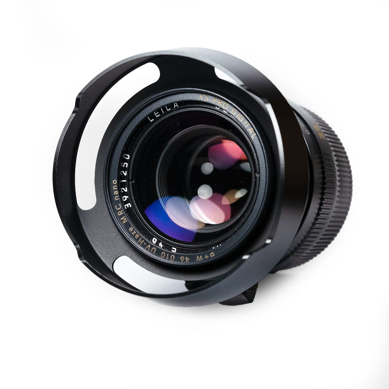 Round Lens Hood for Summilux 35 and Summicron 28 (Black Aluminum)