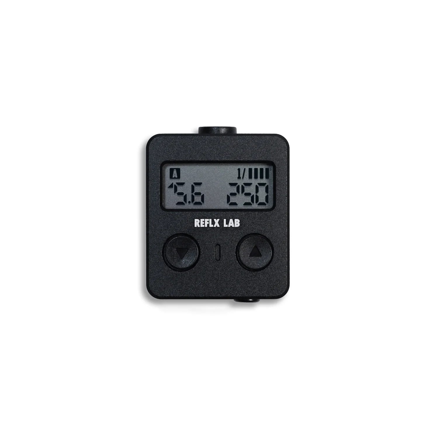 reflx-lab-light-meter-metre-specification-measurement-black-silver-hotshoe-hot-shoe-external-light-reading-button-small-black
