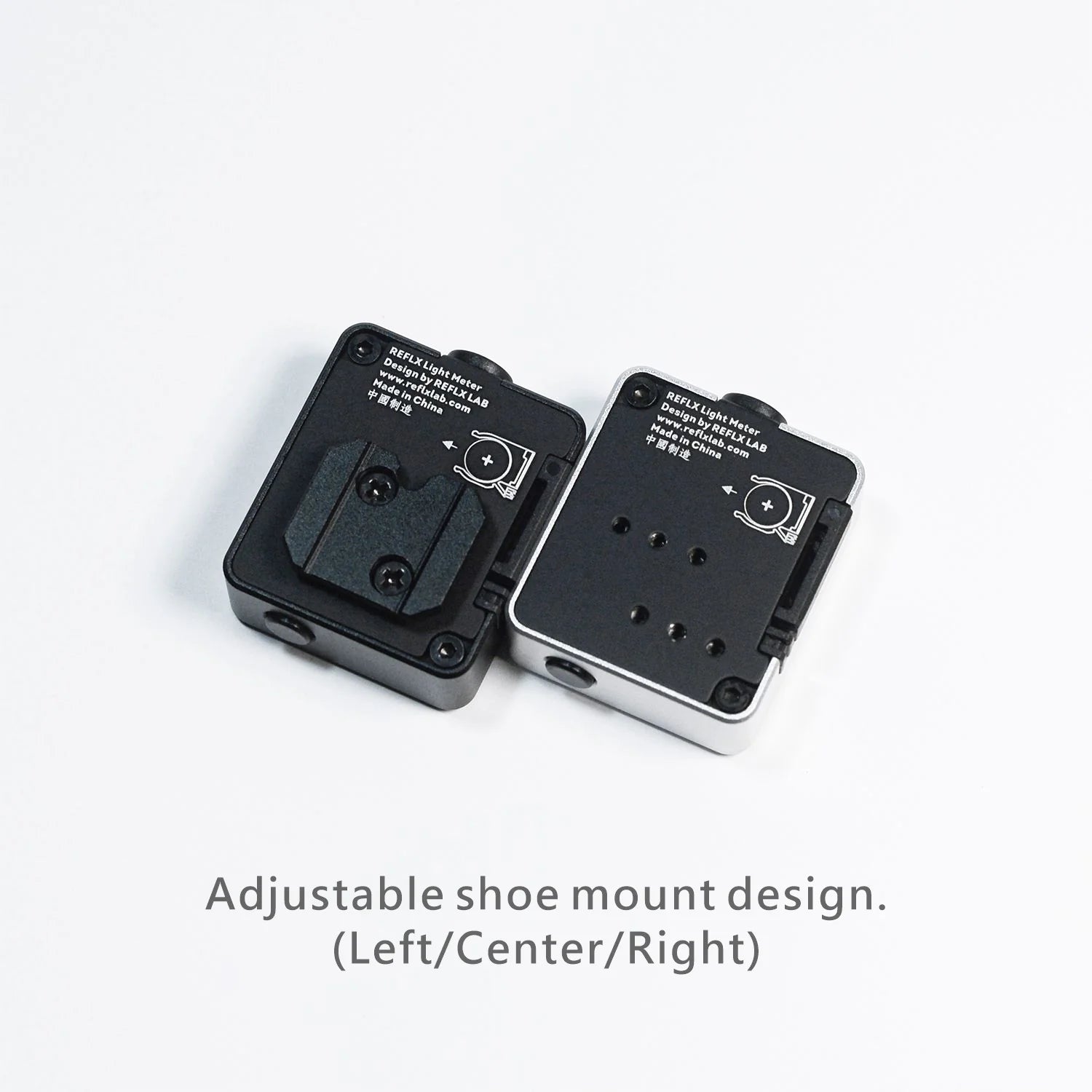 reflx-lab-light-meter-metre-specification-measurement-black-silver-hotshoe-hot-shoe-external-light-reading-button-small-rangefinder-slr-film-cameras