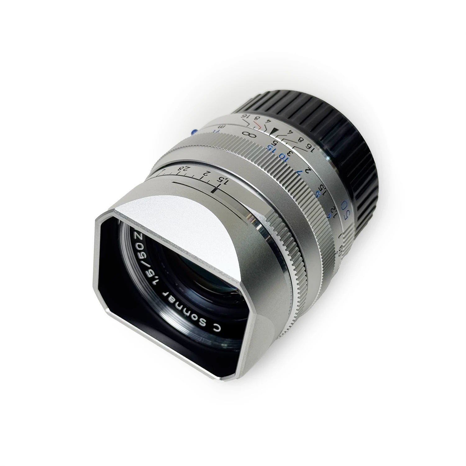 square-lens-hood-zeiss-cosina-50mm-50-1.5-f1.5-C-zm-m-mount-leica-accessories-shade-style-silver-black-aluminum-metal-15