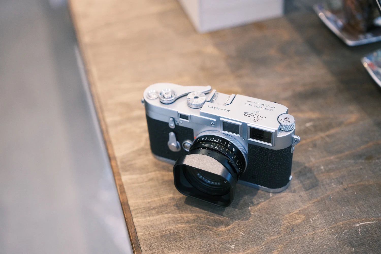 Square Lens Hood for Leica Summilux / Summicron 35mm (Black)