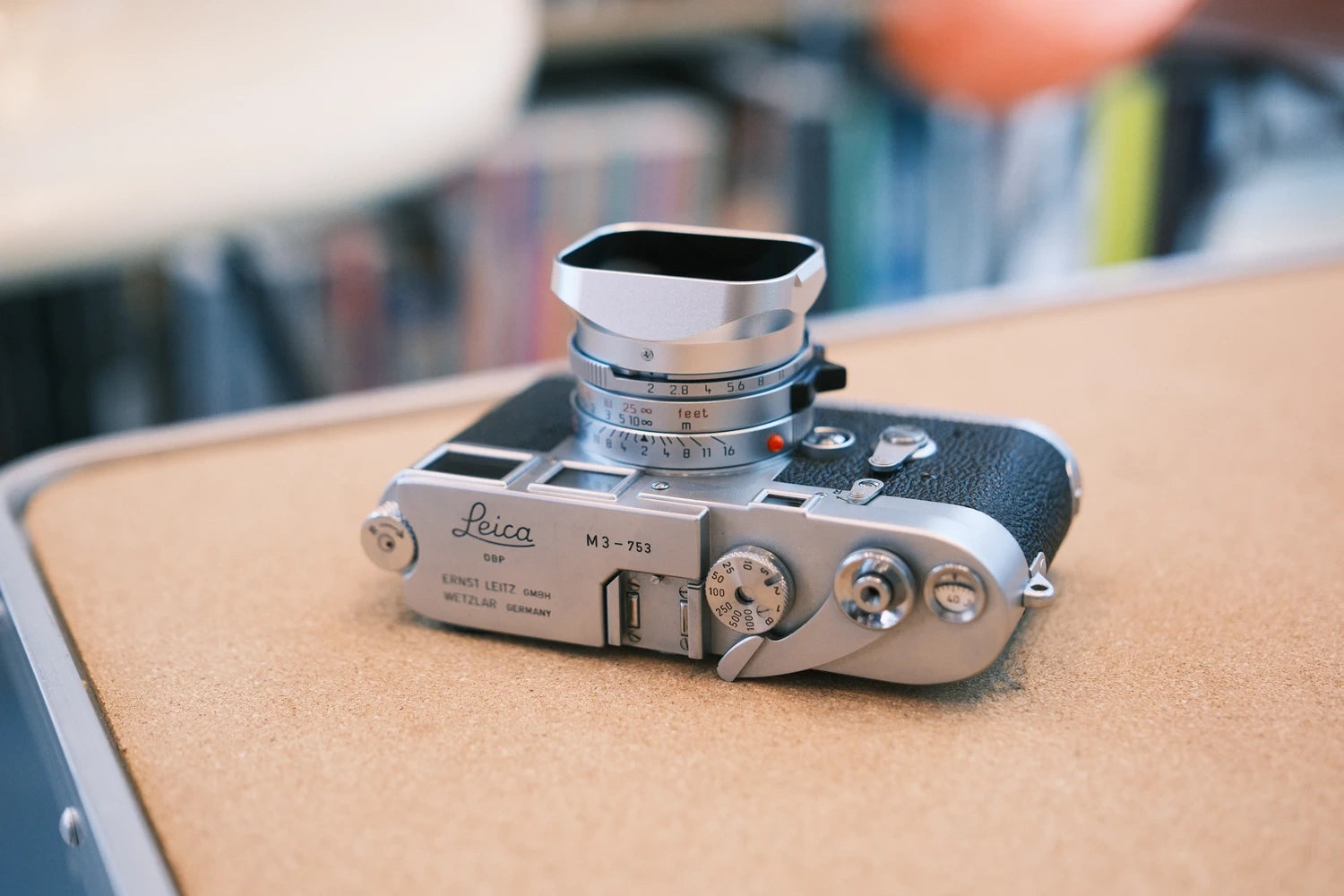 Square Lens Hood for Leica Summilux / Summicron 35mm (Silver)