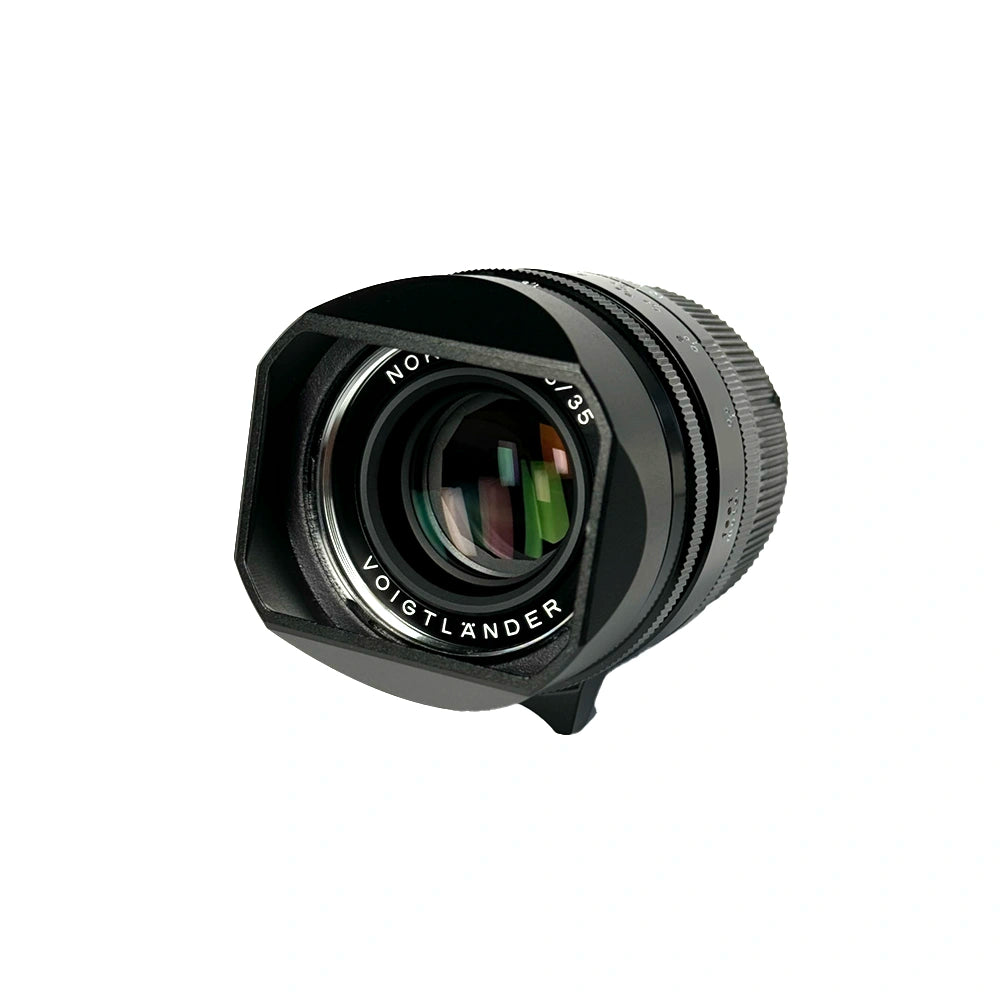 Square Lens Hood for Voigtlander 35mm Aspherical (Black Aluminum)