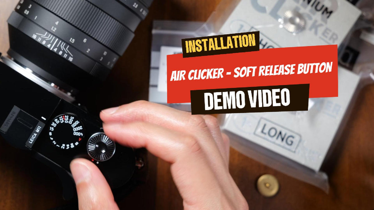 Air Clicker – Soft Release Button (Titanium Black Matte)