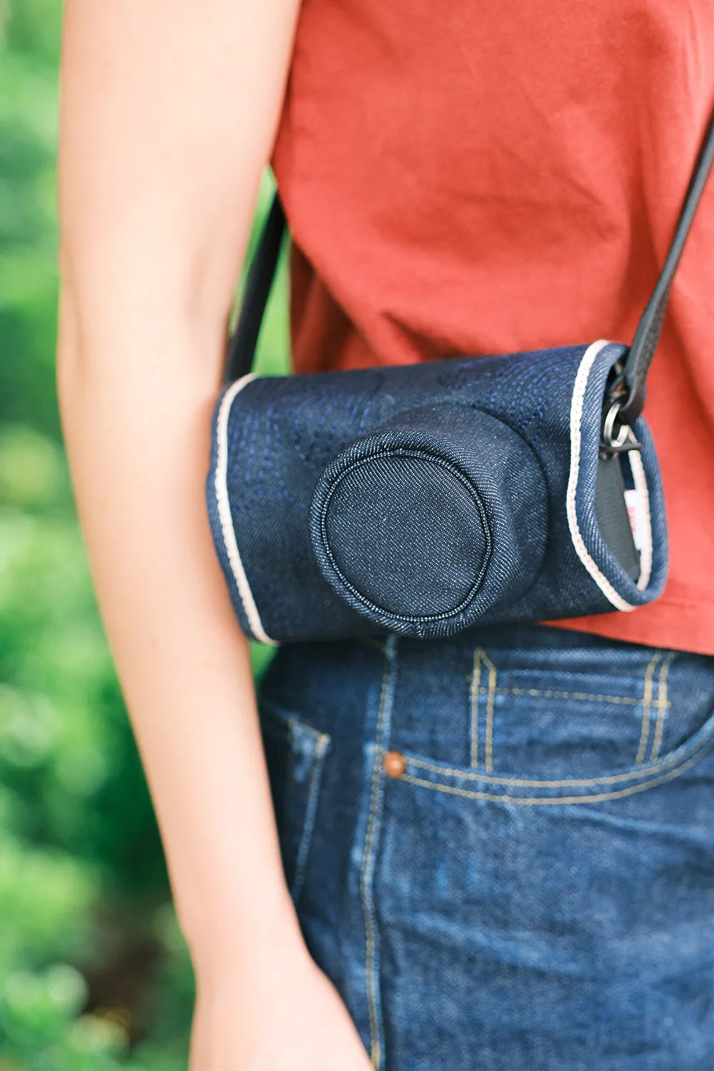 RMC-Japan-x-LSKamera-camera-jacket-wrap-layer-accessories-camera-compact-denim-protective-small-size-details-sewing