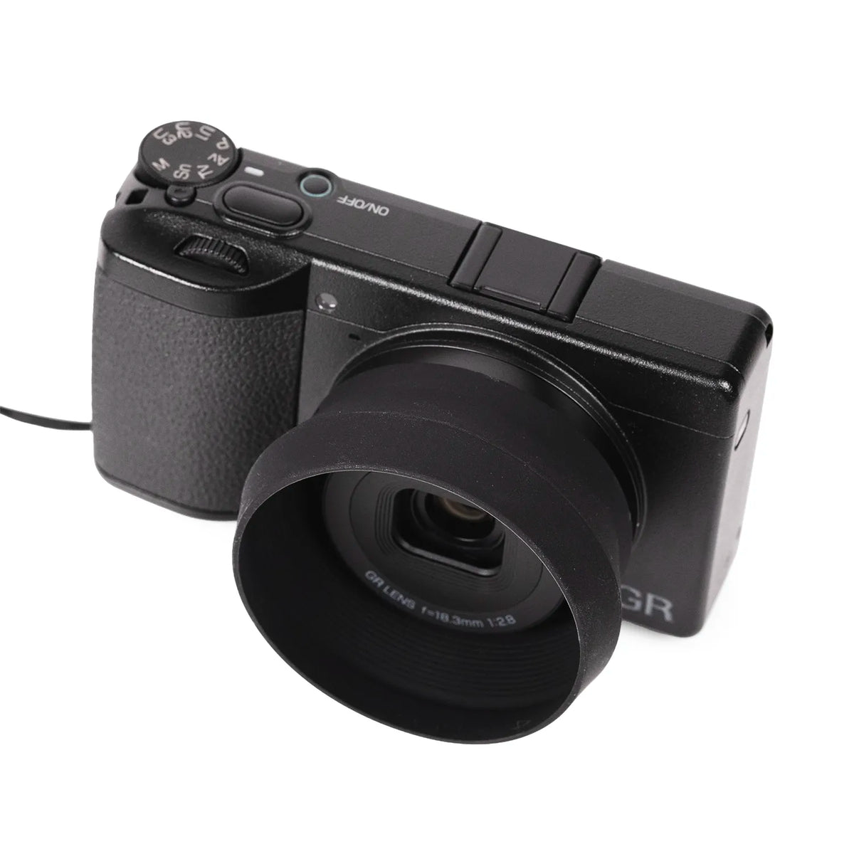Collapsible Rubber Lens Hood for Ricoh GRIV