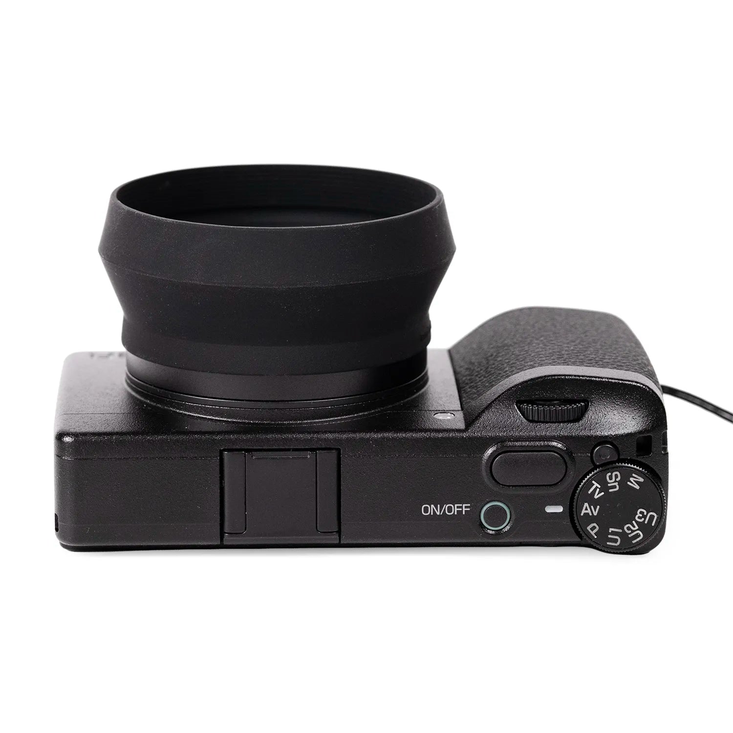 Collapsible Rubber Lens Hood for Ricoh GRIV