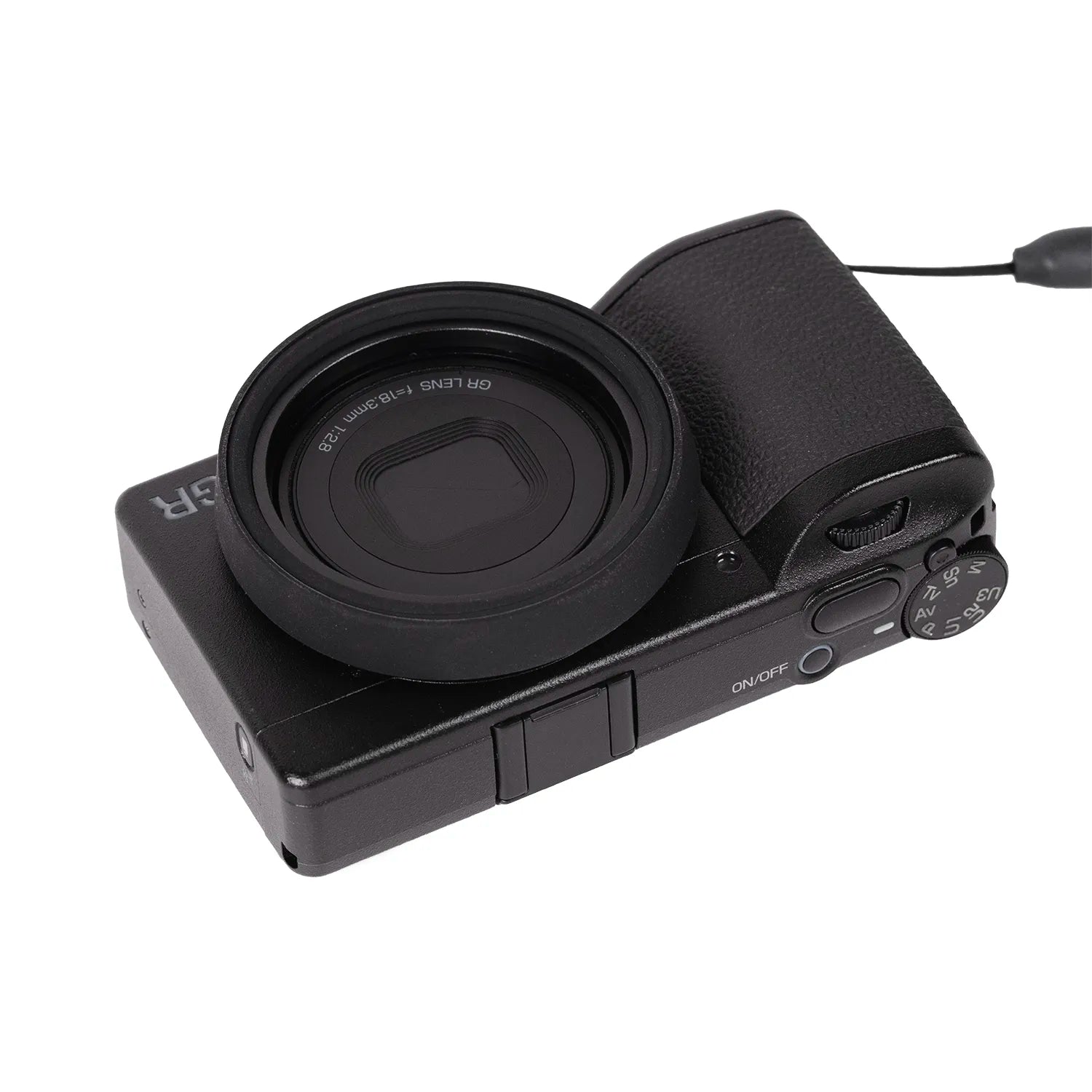 Collapsible Rubber Lens Hood for Ricoh GRIV