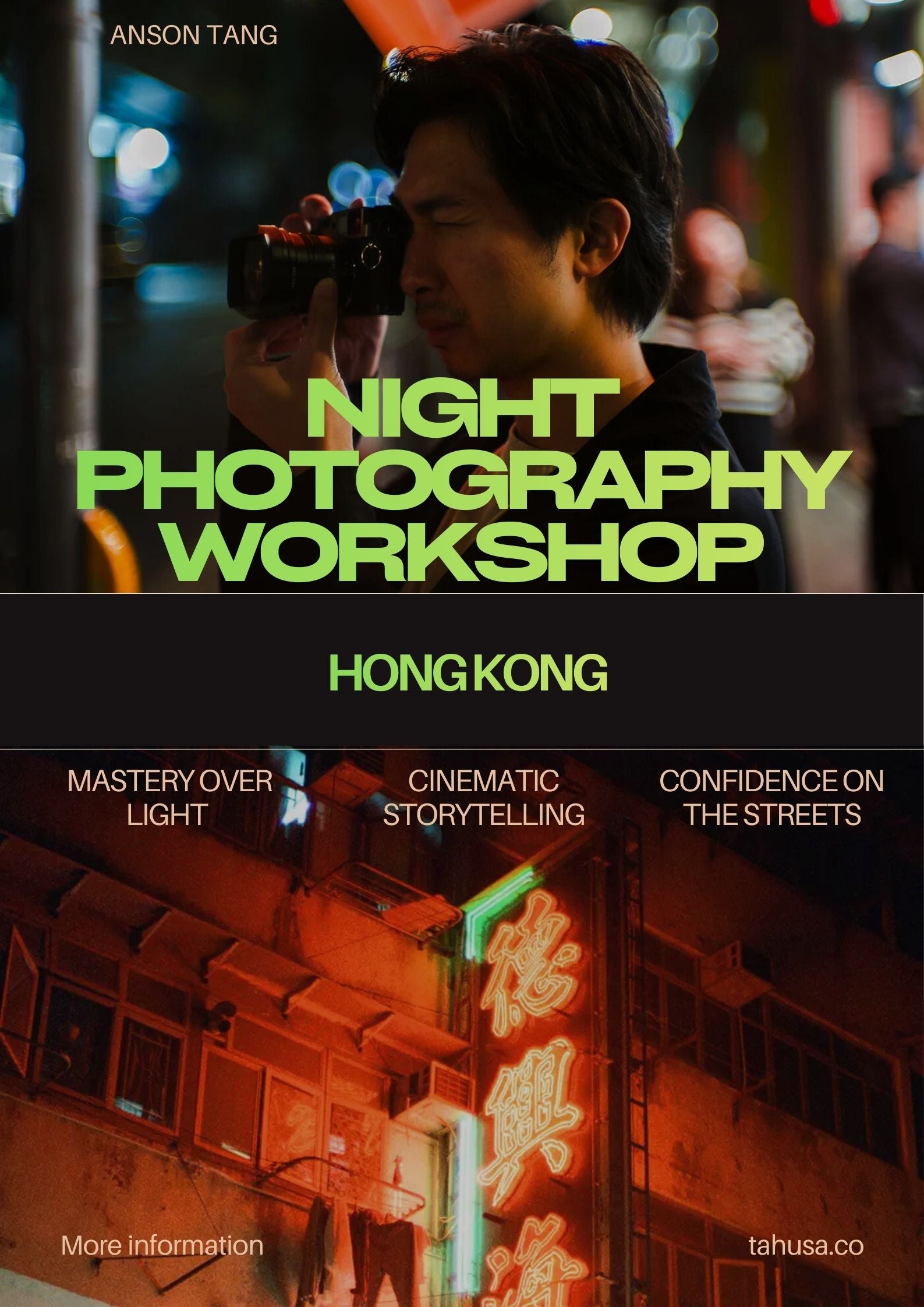 Hong Kong After Dark: A Night Street Photography Workshop