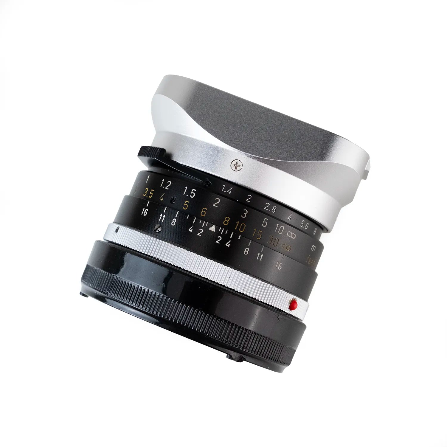 Square Lens Hood for Leica Summilux / Summicron 35mm (Silver)