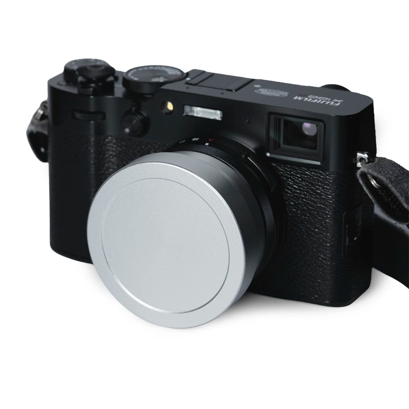 square-lens-hood-for-fujifilm-x100vi-x100-fuji-digital-camera-aluminum-style-accessories-shade-front-cap-silver-circular-sleek