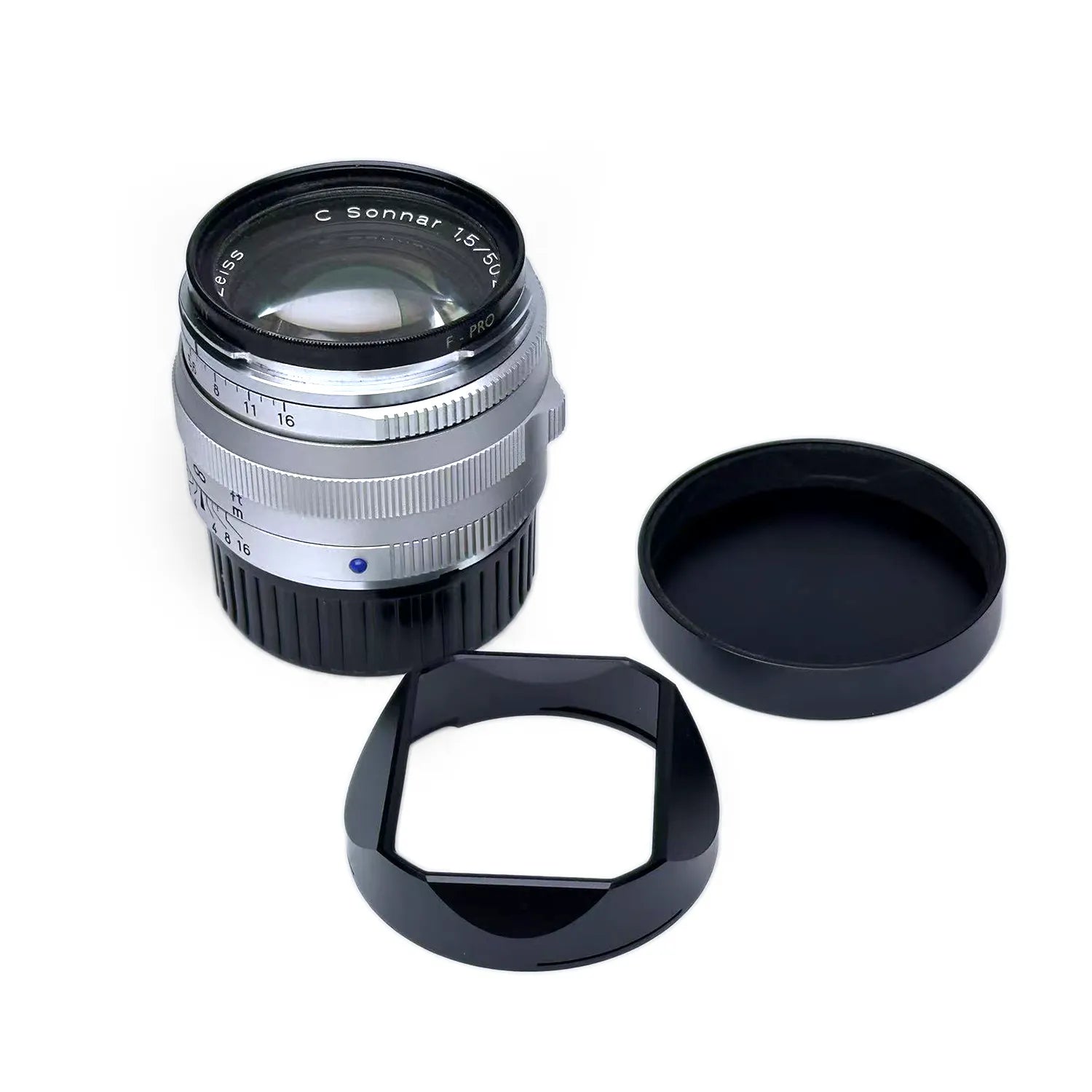 square-lens-hood-zeiss-cosina-50mm-50-1.5-f1.5-C-zm-m-mount-leica-accessories-shade-style-silver-black-aluminum-metal-11