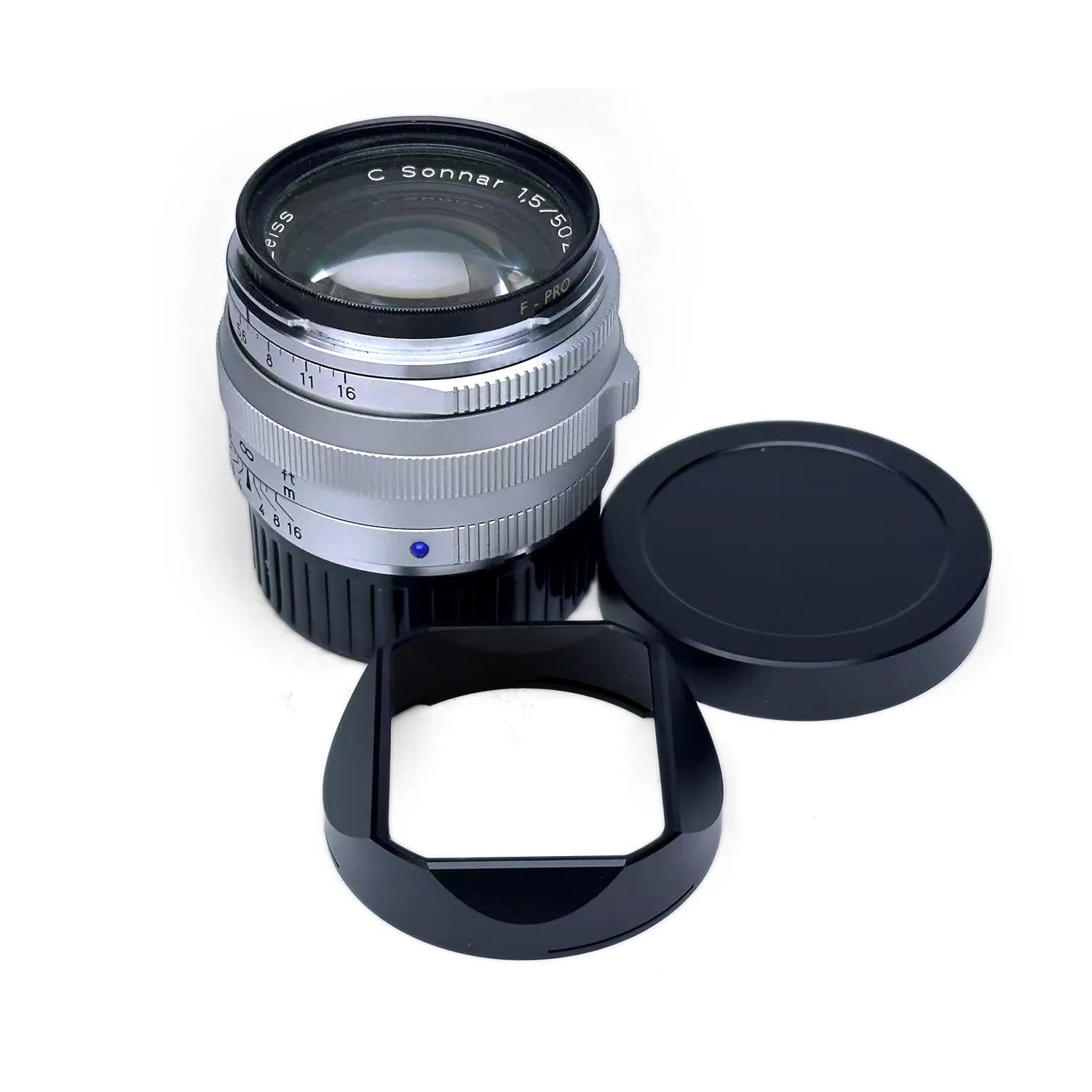 square-lens-hood-zeiss-cosina-50mm-50-1.5-f1.5-C-zm-m-mount-leica-accessories-shade-style-silver-black-aluminum-metal-12