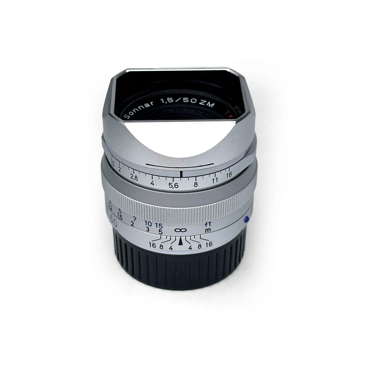 square-lens-hood-zeiss-cosina-50mm-50-1.5-f1.5-C-zm-m-mount-leica-accessories-shade-style-silver-black-aluminum-metal