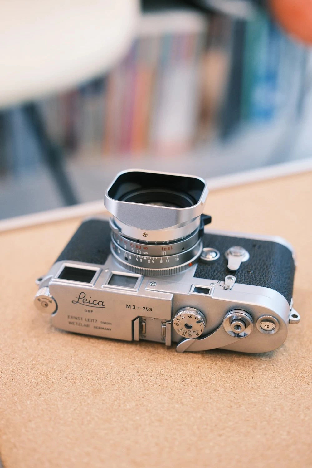 Square Lens Hood for Leica Summilux / Summicron 35mm (Silver)